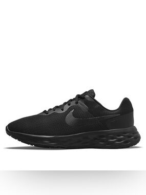 Nike Revolution 6 Running Sneakers Mens Triple Black Size 11 Wide